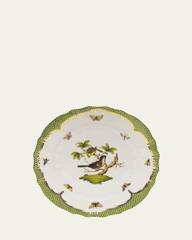 Rothschild Bird Green Border Dinner Plate #1